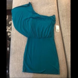 Forever 21 one shoulder fitted dress, size small